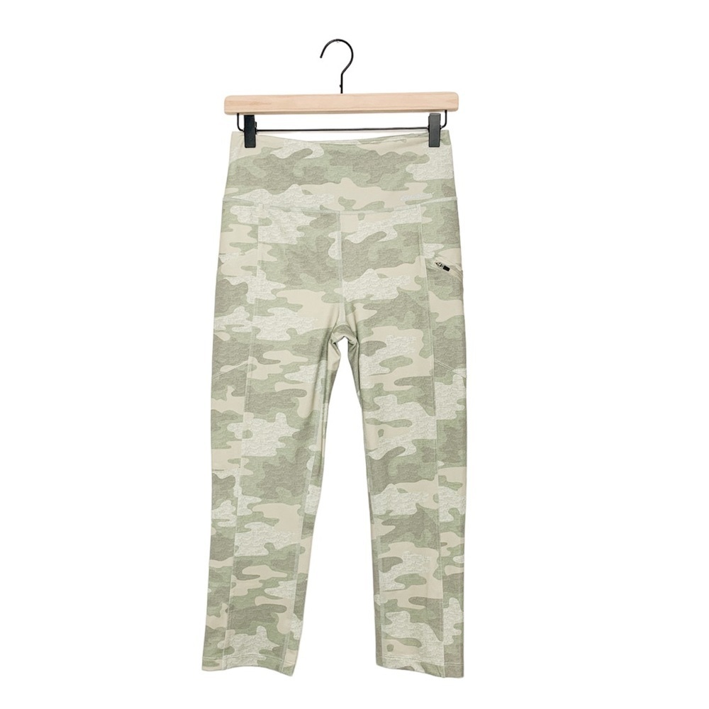 Eddie Bauer Camo Print Athletic Workout Crop Legging Small S‎